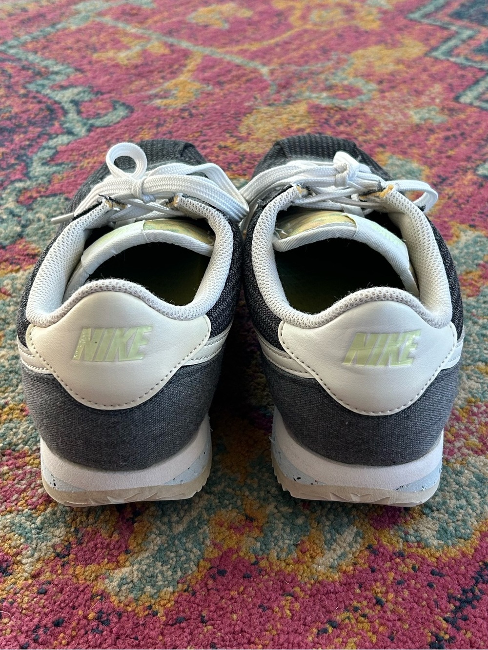 Nike | Women’s ‘Iron Grey’ Cortez Basic Premium Recycled Canvas Pack Sneaker 8.5 - Picture 12 of 16
